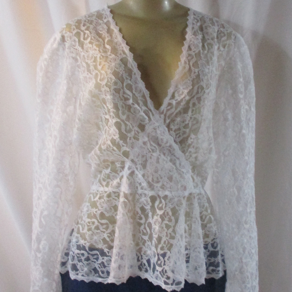 White Lace Shirt